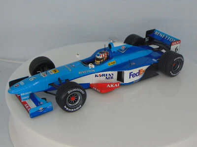 MINICHAMPS 1998 ALEXANDER WURZ #6 BENETTON FEDEX KOREAN AIR FORMULA 1 1:18 - Image 1 of 4