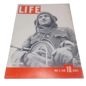 LIFE MAGAZINE May 6 1940 Aerial Gunner WWII Coca Cola Nazi Hoover Complete Ads - Picture 1 of 2