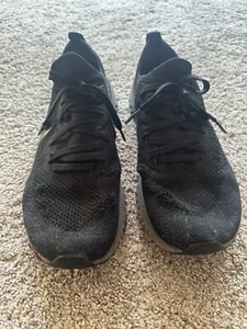 Nike Epic React Flyknit 2 Black Anthracite Men's Running Shoes Gray BQ8928 001 - Picture 1 of 7