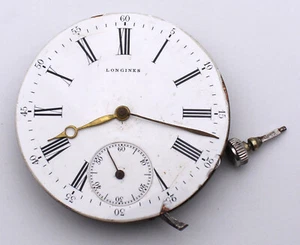 Longines Taschenuhrwerk mit Zifferblatt 43,13 mm, - Picture 1 of 3