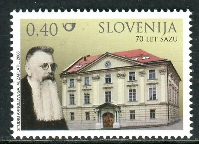 678 - SLOVENIA 2008 - 70th Anniversary of the Slovenian Academy of Sciences -MNH - Image 1 of 2