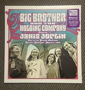 Big Brother & Holding Company Live at the Grande Ballroom RSDBF 2024 VINYL NEW - Picture 1 of 3
