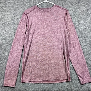 C9 Champion Men's Red Long Sleeve Crew Neck Activewear Workout Shirt Size Small - Picture 1 of 8