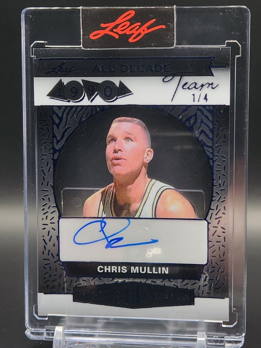 Chris Mullin Basketball Autographed Sports Trading Cards 