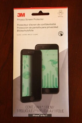 BRAND NEW 3M IPHONE 6/6S/7 PRIVACY SCREEN PROTECTOR GLOSS - Image 1 of 2