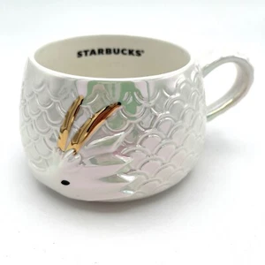 Starbucks 2024 Chinese New Year of the Dragon Iridescent Mug Gold Coffee Cup NEW - Picture 1 of 11