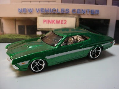 2019 FAST&FURIOUS Design '72 FORD GRAN TORINO SPORT ☆green;mc5☆LOOSE Hot Wheels - Image 1 of 3