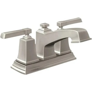 Moen 6010SRN Boardwalk Zweigriff-Mittelarmatur Badarmatur, Nickel gebürstet - Bild 1 von 1