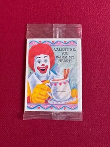McDonald's, Ronald McDonald, "Un-Used" VALENTINE Card Pack (Scarce/Vintage) - Picture 1 of 2