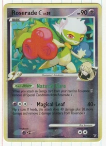 2009 Pokemon Rising Rivals Roserade Holo 40/147 Gebraucht Beschreibung lesen - Bild 1 von 2