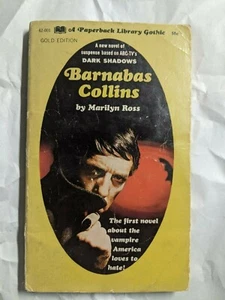Paperback Dark Shadows Barnabas Collins by Marilyn Ross First Novel 1968 - Picture 1 of 3