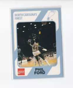 PHIL FORD 1989 COLLEZIONE COLLEGIALE UNC TAR HEEL GRANDI CARD-SPEDIZIONE GRATUITA - Foto 1 di 23