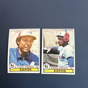1979 Topps Baseball # 348 Dawson & # 495 Perez Expos NM - Picture 1 of 2