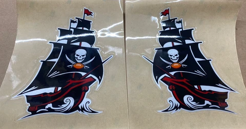 Tampa Bay Buccaneers Custom Football Helmet Decals Highest Quality !!! Cover