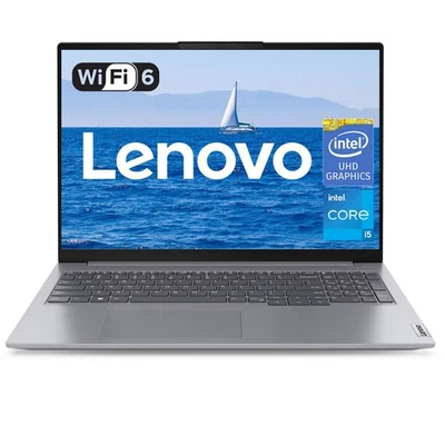 Lenovo ThinkBook 16 Laptop, 16" FHD+, Intel i5-13420H, 32+2T+windows 11 Pro - Image 1 of 4