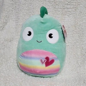 Squishmallows Kent the Chameleon valentine's day heart version 12" new - Picture 1 of 4