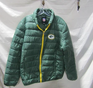 Green Bay Packers Puffer Jacket Men’s Size M Full Zip Embroidered NFL Team Gear - Bild 1 von 11