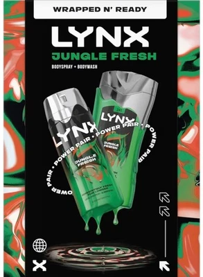 Lynx Duo Jungle Fresh Gift Set Jungle Fresh Body Wash and Body Spray