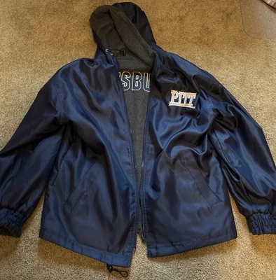 Pitt Panthers Vintage Reversible Jacket - Large - Image 1 of 4