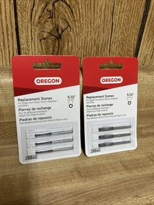 2 Stück x3 Oregon 28840 Ersatz Wetzsteine Neu - Bild 1 von 2