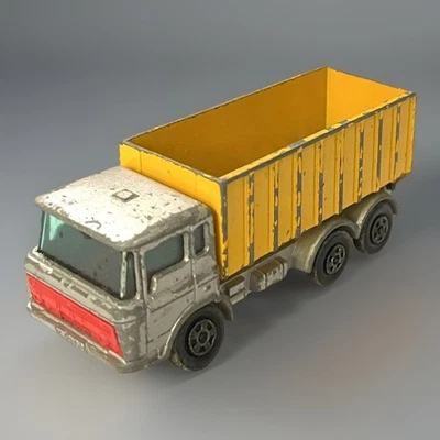 VINTAGE MATCHBOX LESNEY #47 DAF TIPPER CONTAINER TRUCK ENGLAND.  Super Fast - Image 1 of 4