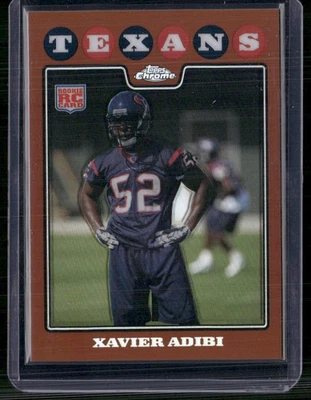 2008 Topps Chrome #TC254 Xavier Adibi Copper Refractors #/425 - Image 1 of 2