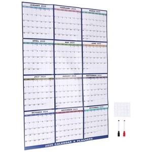 Löschbarer Whiteboard-Kalender, Monats- und Wochenplaner, Transparente 12-M5386 - Bild 1 von 8
