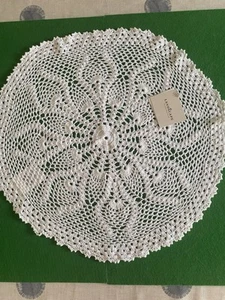 Platzdeckchen Landscape Weiß Gehäkelt Spitze Baumwolle Coaster Deckchen - Bild 1 von 3