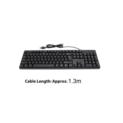 ­K1800 Minority Language Keyboard 104 Keys 4.2ft Cable Ergonomic Design USB - Image 1 of 4