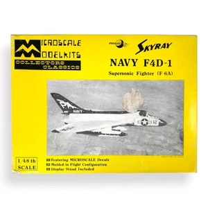 1975 Microscale Douglas F4D-1 Skyray 1:48 Scale Kit# MS4-2 !☆New Sealed In Bag* - Picture 1 of 9