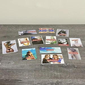 Supreme Exclusive Sticker Decal Pack Waterproof 13x Various Sticker Bundle Lot - Bild 1 von 8