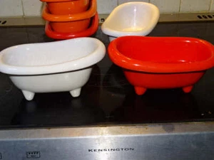 Lindo Mini Baños de Cerámica Regalo/Decoración del Hogar/Decoración de Baño - Imagen 1 de 12