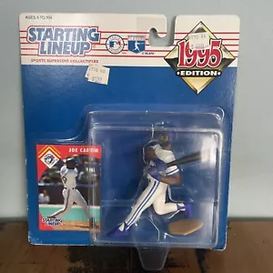 Estatuilla y tarjeta coleccionables de Joe Carter 1995 alineación inicial Blue Jays. - Imagen 1 de 4