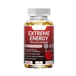 Korean Red Panax Ginseng 9050mg - 120 Caps - High Strength-Ginseng Soft Capsules - Bild 1 von 9