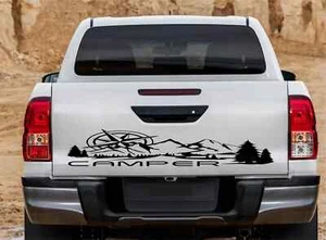 Fits Mazda BT50 Rear Tailgate Graphics Rear Decals Mountains Stickers - Picture 1 of 2