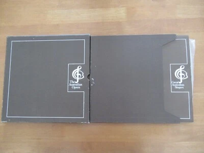 Australian Opera vinyl LP record, booklet, prints–Great Australian singers 1973 - Image 1 of 4