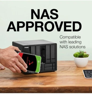 Seagate IronWolf NAS 4TB Internal Hard Drive 256 Mb. 5900 RPM 3.5" (ST4000VN006) - Image 1 of 4