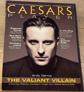 Fall 2006/Winter 2007 Caesars Player Andy Garcia Cover, The Valiant Villain - Imagen 1 de 3