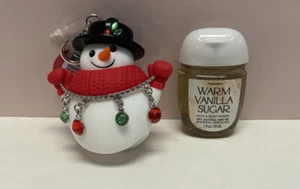 Set of 2 Bath & Body works Gem Snowman Ornaments Pocketbac Holder w/ Scent. NWT - Picture 1 of 5