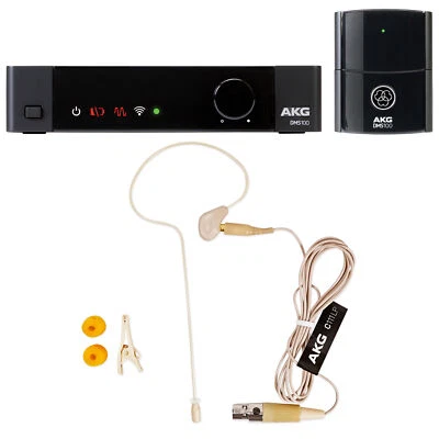 AKG C111 LP Ear-Hook Ear-Set Microphone Sermon Mic For Church Sound Systems - Image 1 of 4