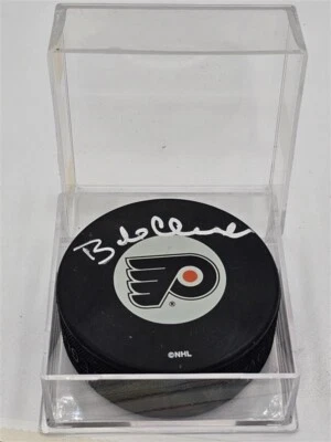 Disco de juego oficial firmado por Bobby Clarke Philadelphia Flyers - Fleer -2075671 Foto 1 de 4