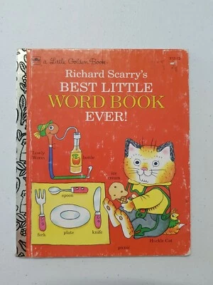 Little Golden Book - Richard Scarry's Best Little Word Book Ever! 1993 HC - Image 1 of 3