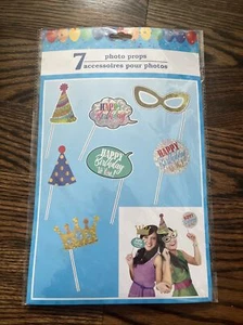 NEW - Photo Props - Happy Birthday Theme - 7 pieces - Picture 1 of 2
