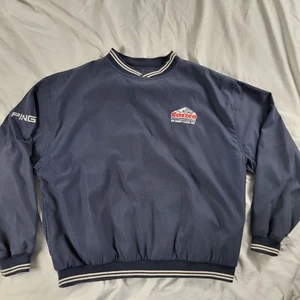 Vintage Ping Collection Mens Medium Dark Blue Pullover NW Charity Classic 2001 - Picture 1 of 8