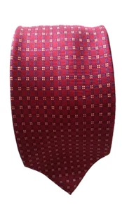 BATTISTONI Barneys New York Men's 100% Silk Tie Burgundy Multi Made in Italy - Picture 1 of 8