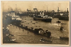 MONTE SARMIENTO (Hamburg-South American) "Ausreise" Hamburg c1930s - Picture 1 of 1