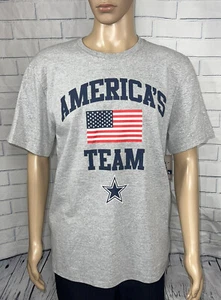 Dallas Cowboys Authentic Men's America's Team Gray Shirt Size - L - Picture 1 of 4