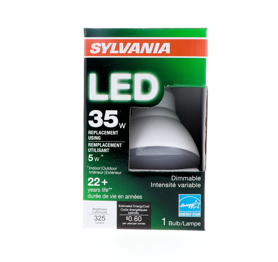 Sylvania Med Base 2700K Dimmable R20 5W LED Bulb, Warm White - Image 1 of 1