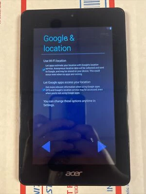 Tablet Acer Iconia One 7 B1-730HD 8 GB, Wi-Fi, 7 pulgadas - Negra - Pantalla agrietada Foto 1 de 4