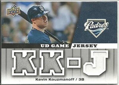 2009 Upper Deck UD Game Jersey #GJKK Kevin Kouzmanoff NM-MT MEM Padres ID:72298 - Image 1 of 2